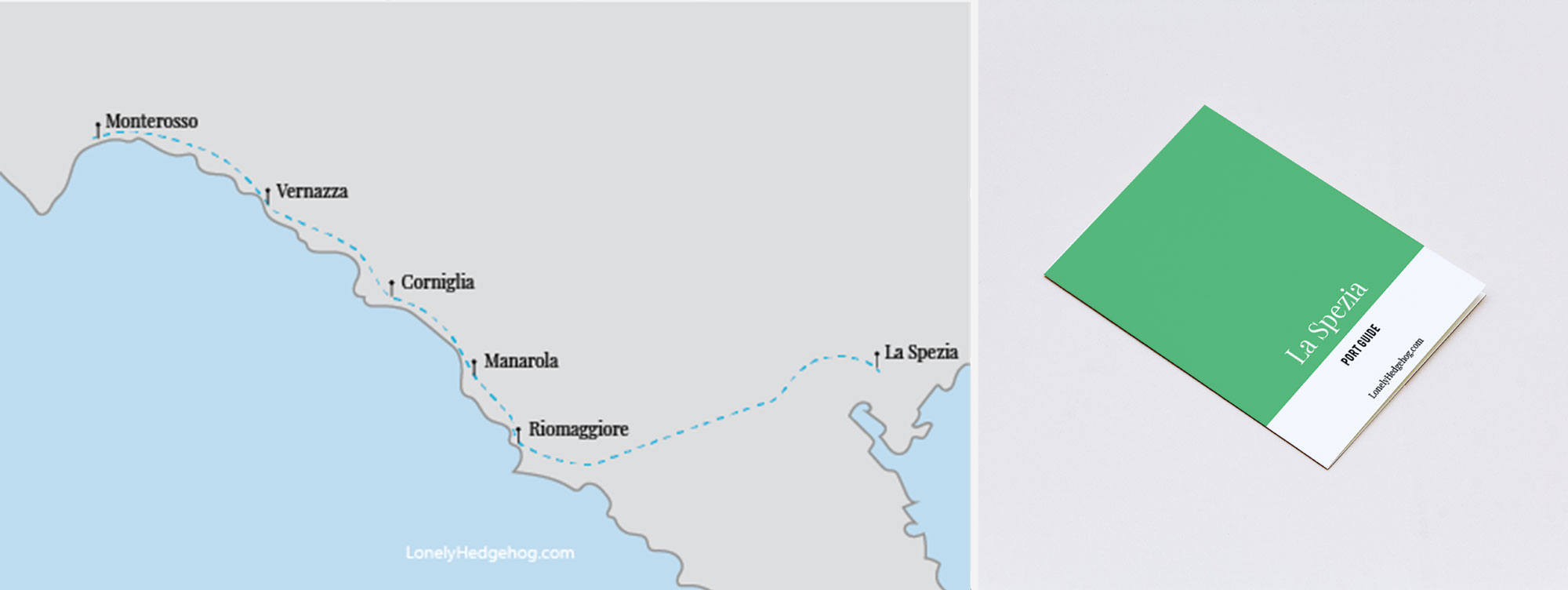 La Spezia printable map